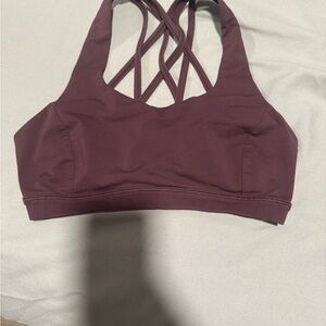 Lululemon Athletica Purple Strappy Sports Bra